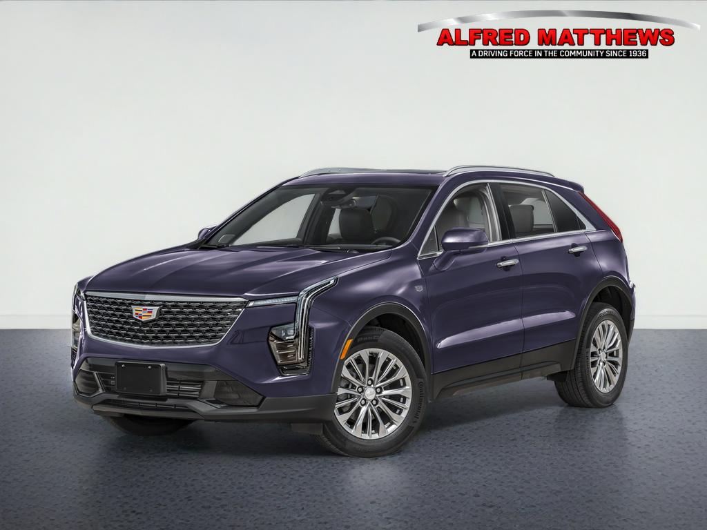 2024 Cadillac XT4 Premium Luxury in Argent Silver Metallic — front three-quarter view