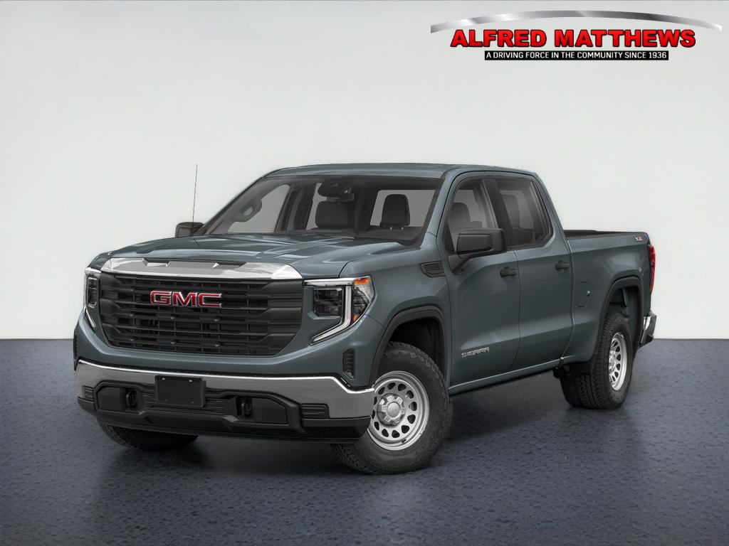 2024 GMC Sierra 1500 Elevation in Volcanic Red Tintcoat — front three-quarter view