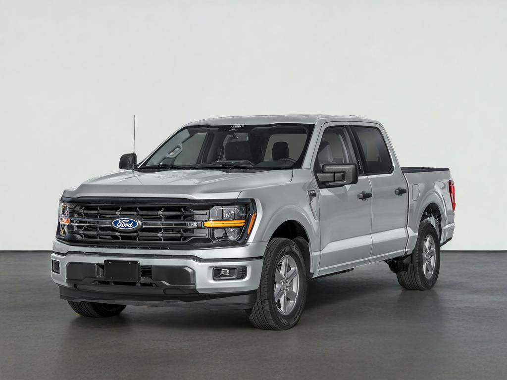 2026 Ford F-150 XLT in Avalanche — front three-quarter view