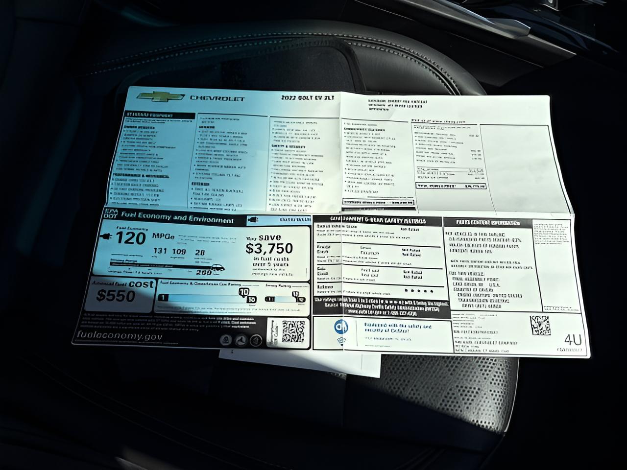 2022 Chevrolet Bolt EV 2LT, Info. Pkg, CPO warranty,