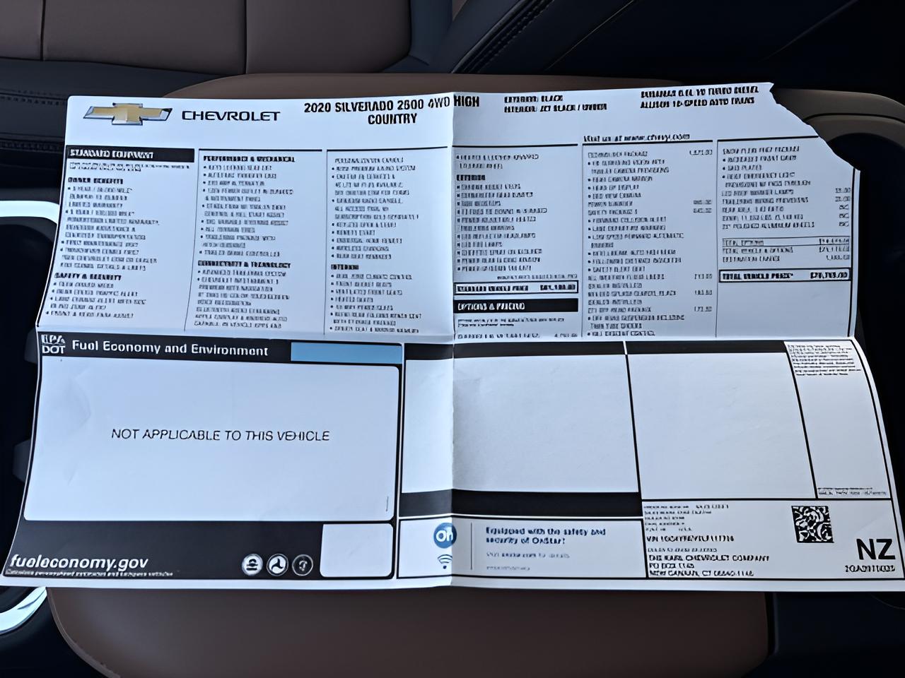 2020 Chevrolet Silverado 2500HD High Country, 6.6L Duramax Diesel, low miles,