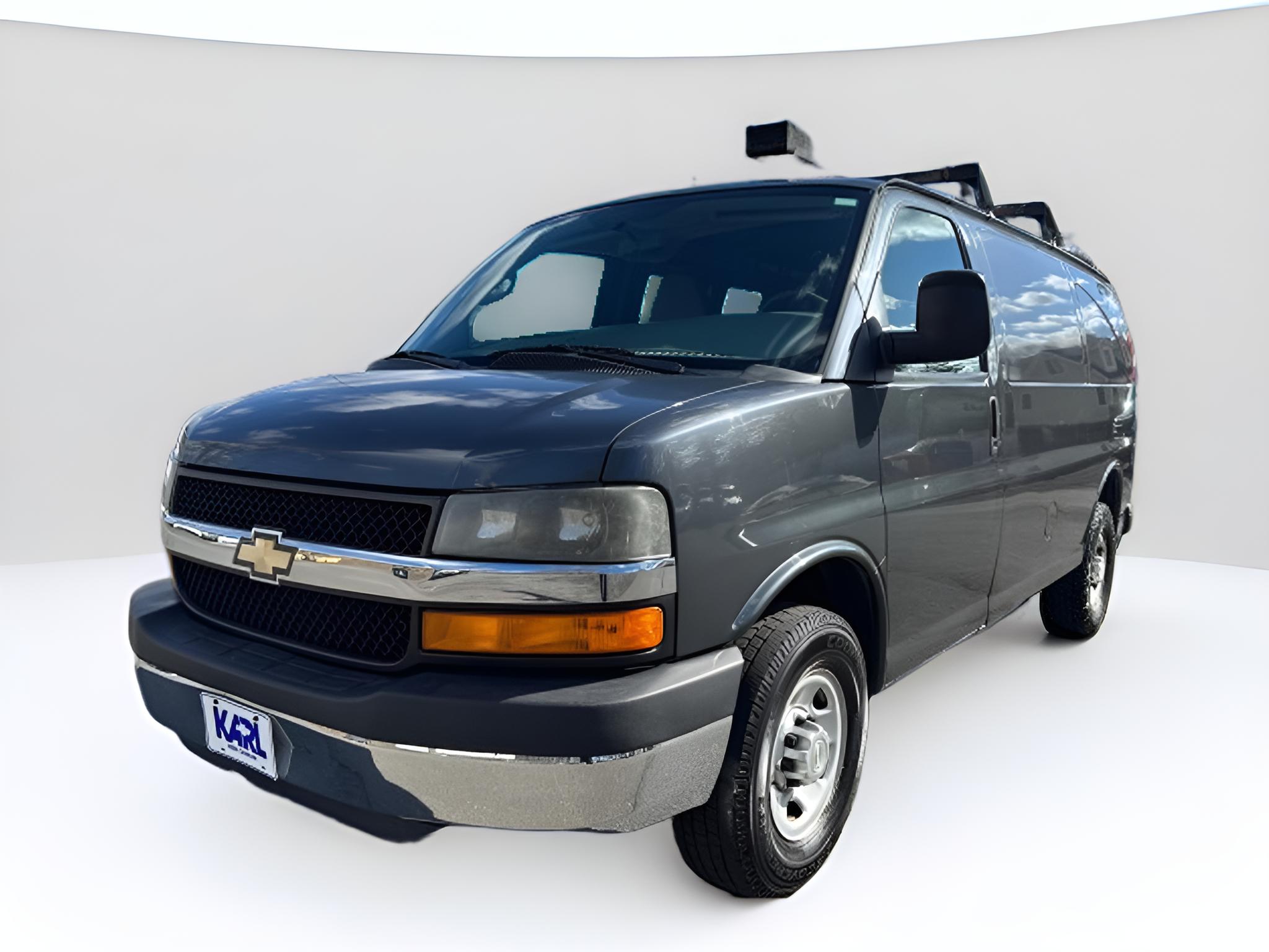 2014 Chevrolet Express 3500 Work Van, with roof rack,