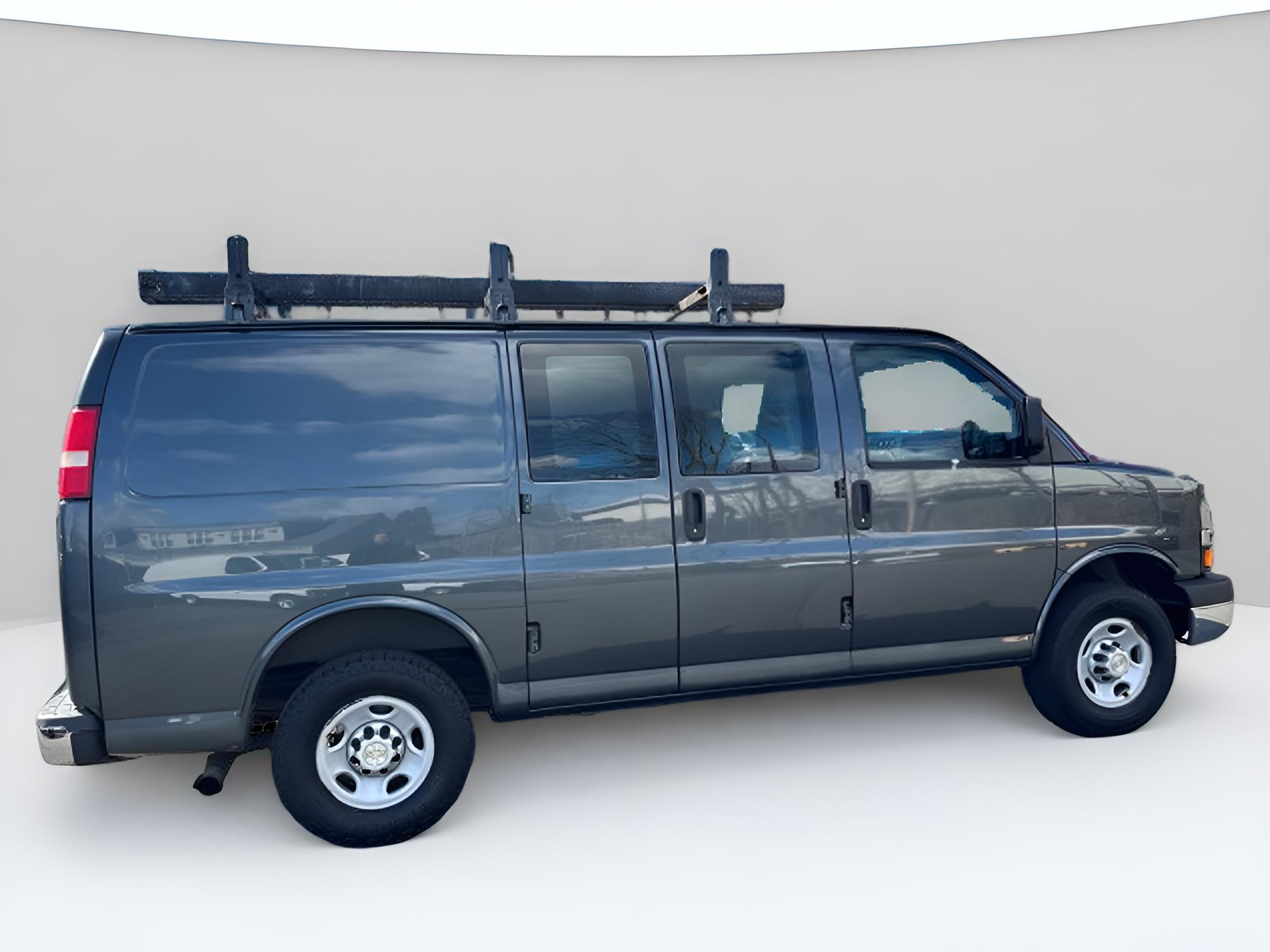 2014 Chevrolet Express 3500 Work Van, with roof rack,