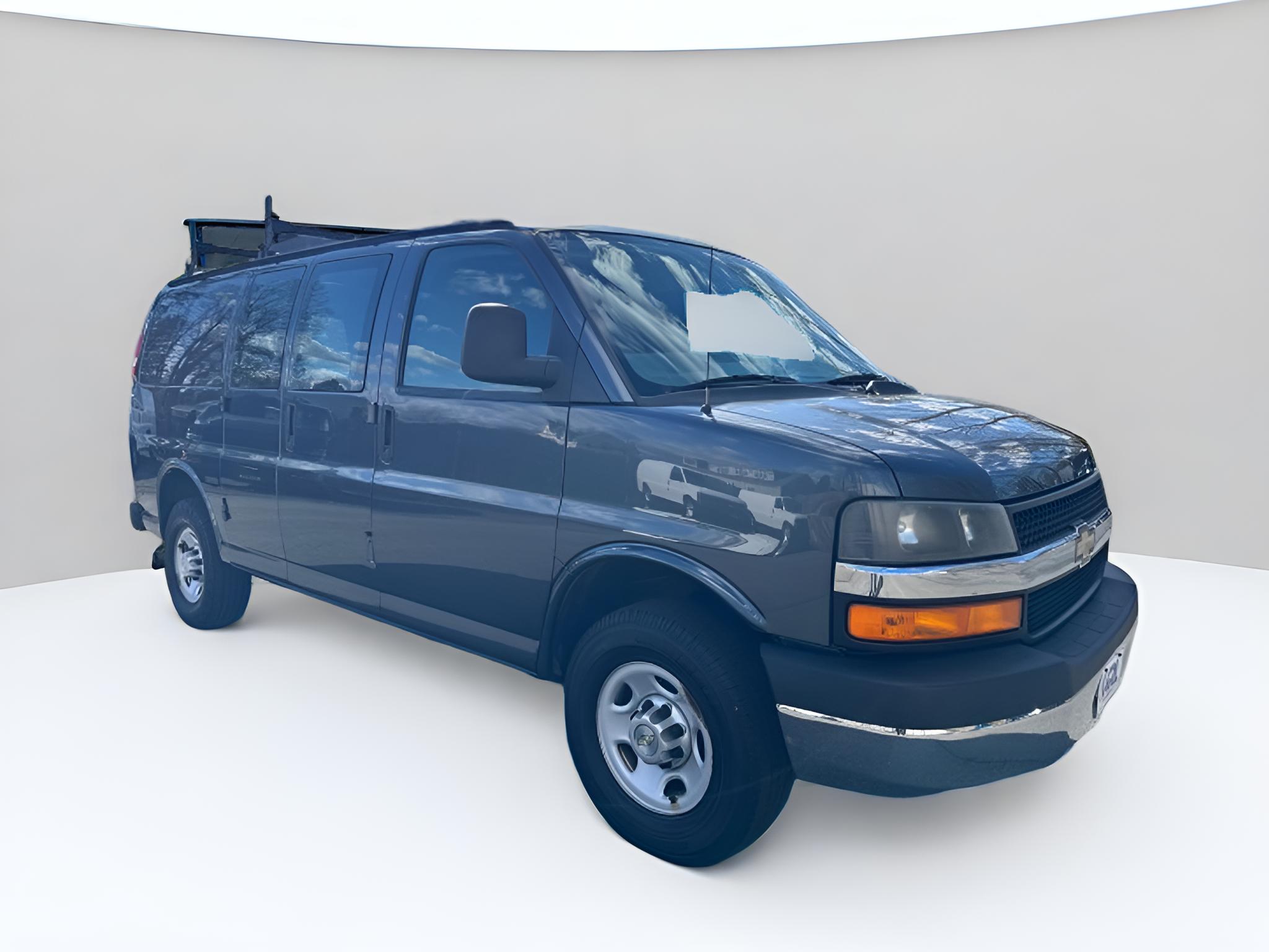 2014 Chevrolet Express 3500 Work Van, with roof rack,