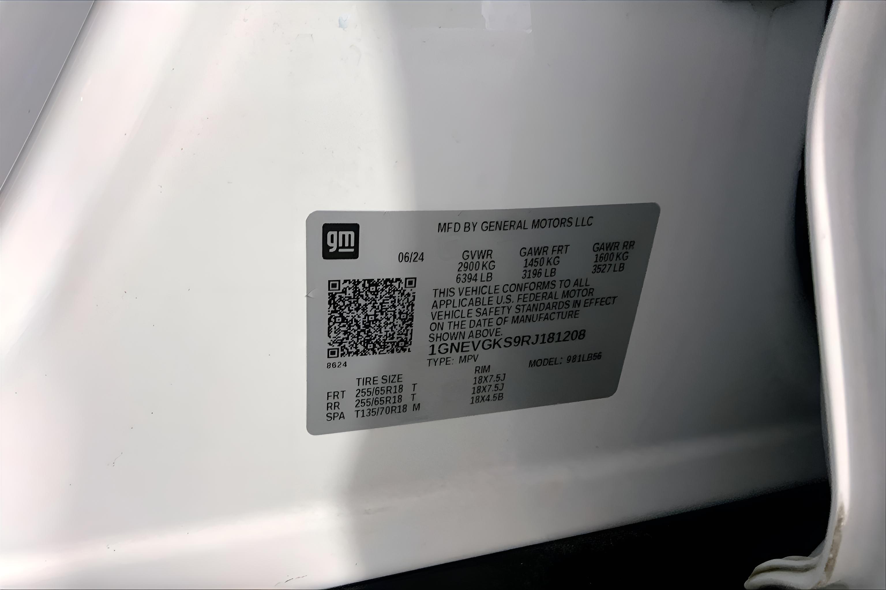 2024 Chevrolet Traverse AWD LT