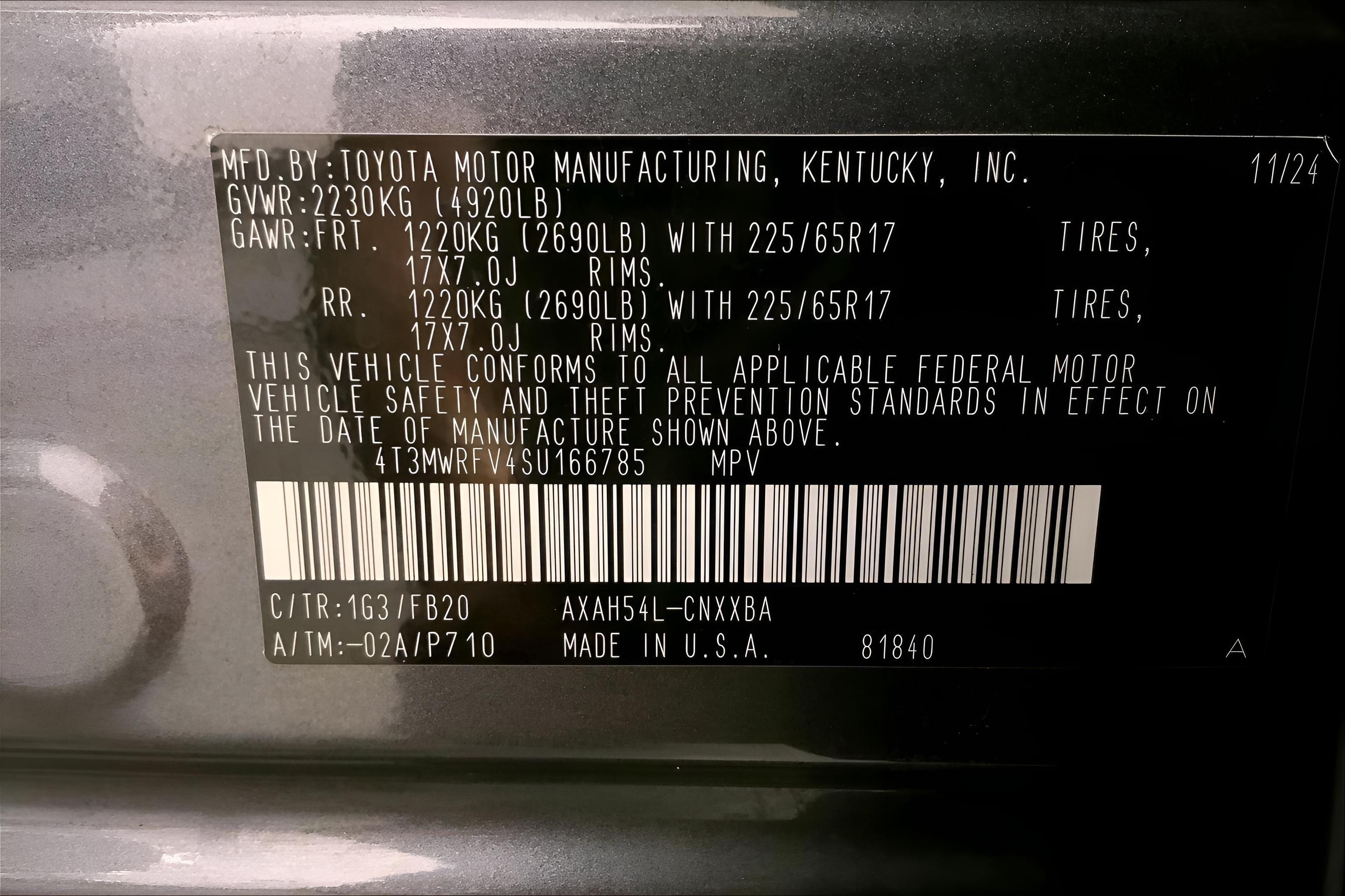 2025 Toyota Rav4 Hybrid LE