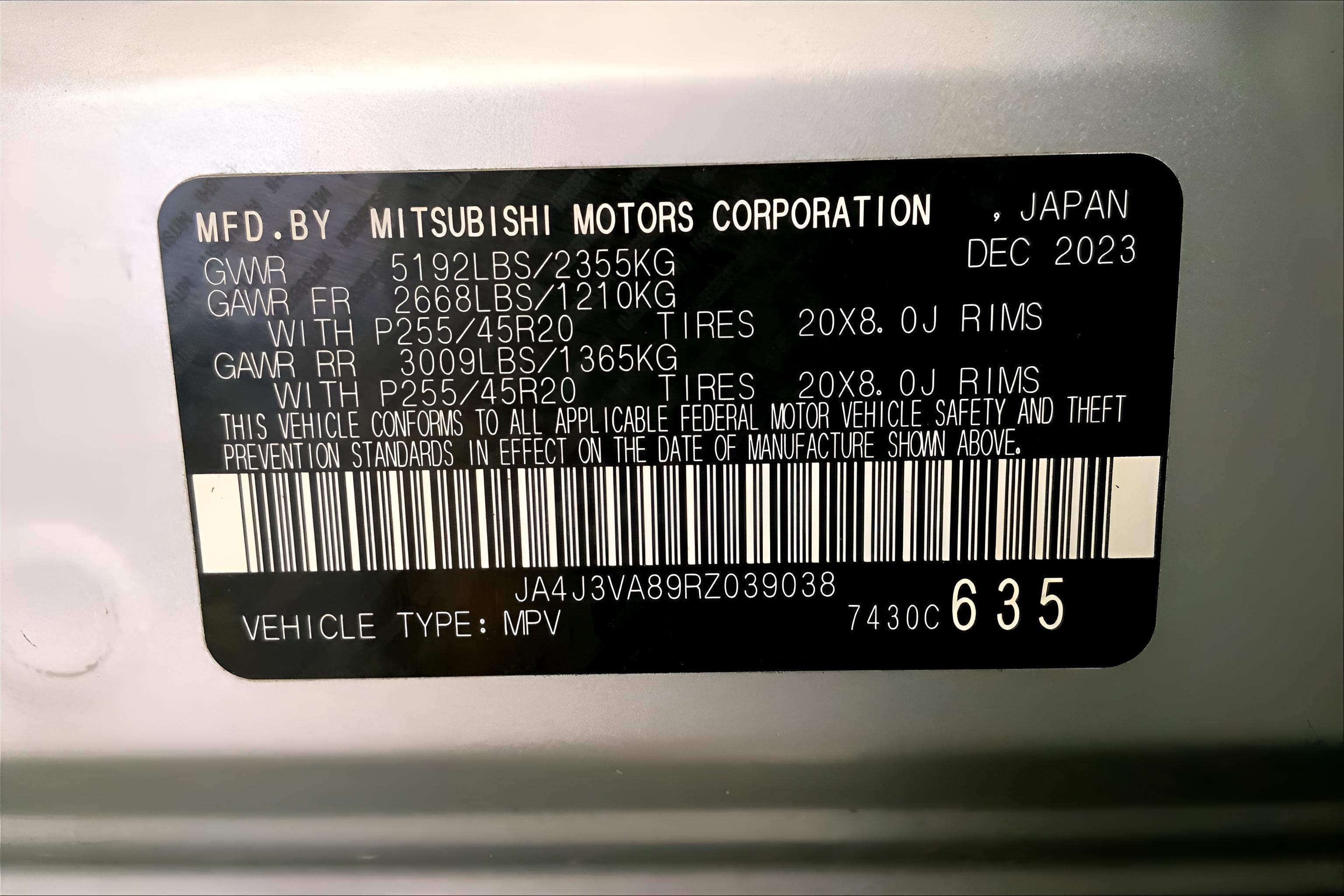 2024 Mitsubishi Outlander SE Black Edition