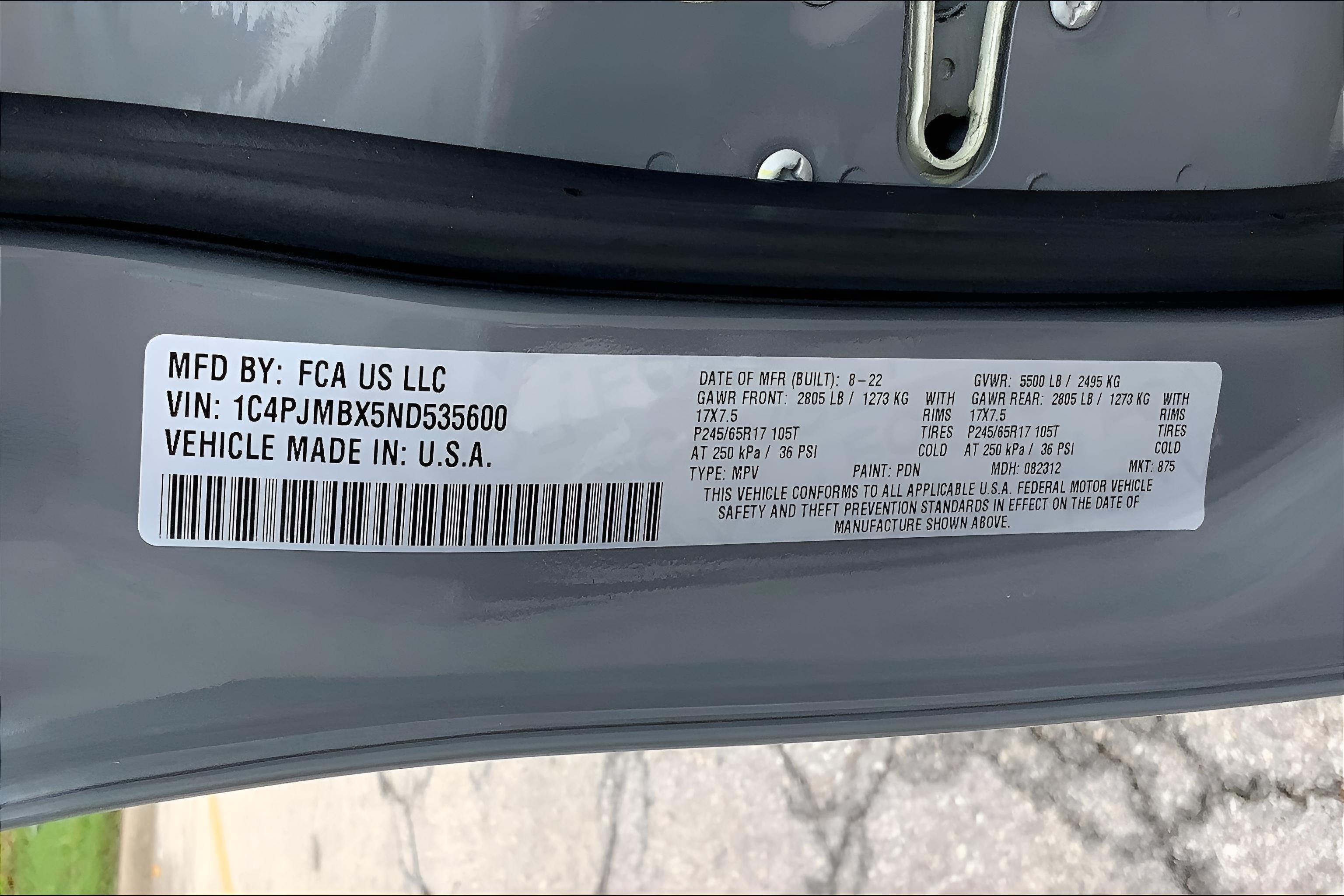 2022 Jeep Cherokee Trailhawk
