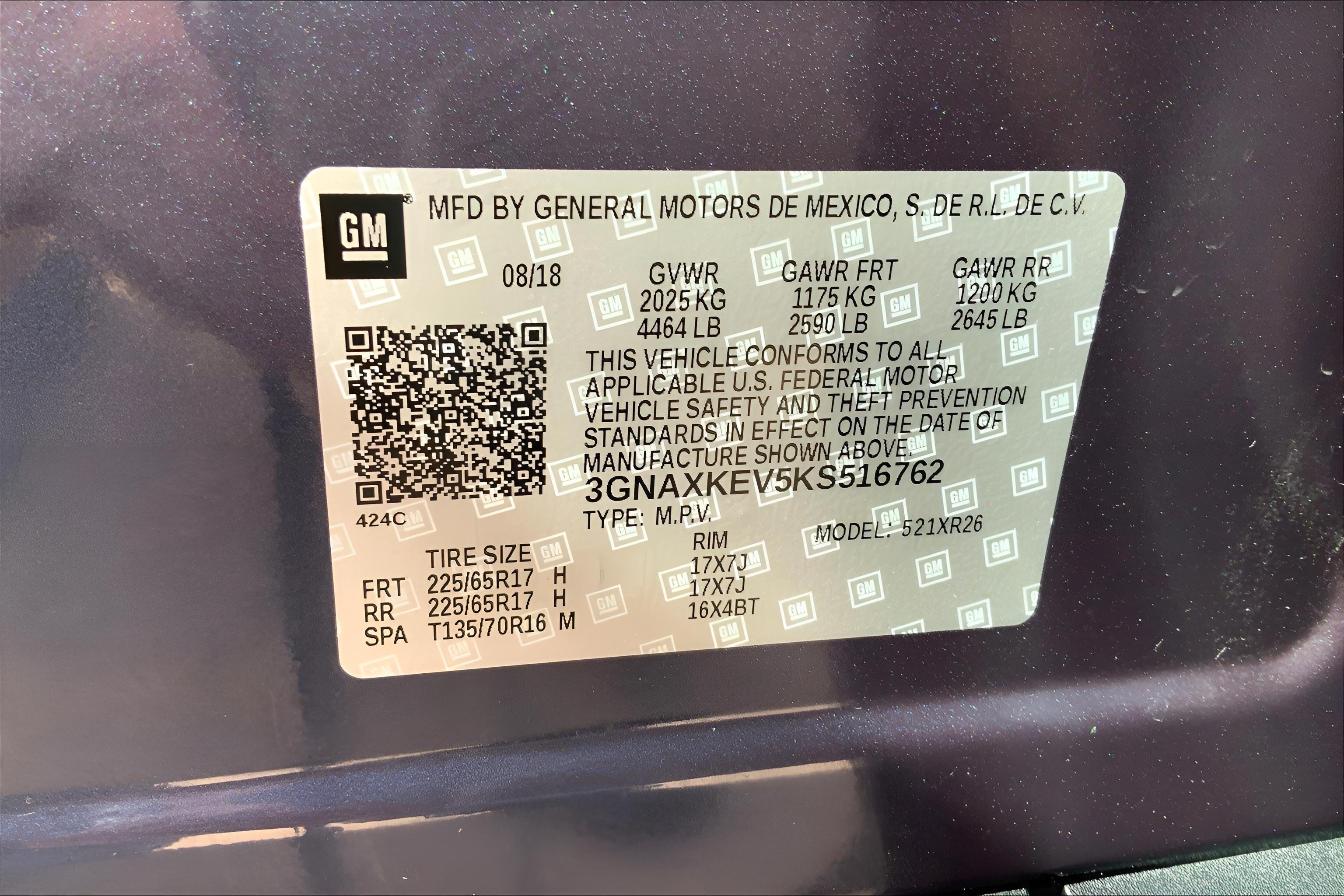 2019 Chevrolet Equinox LT