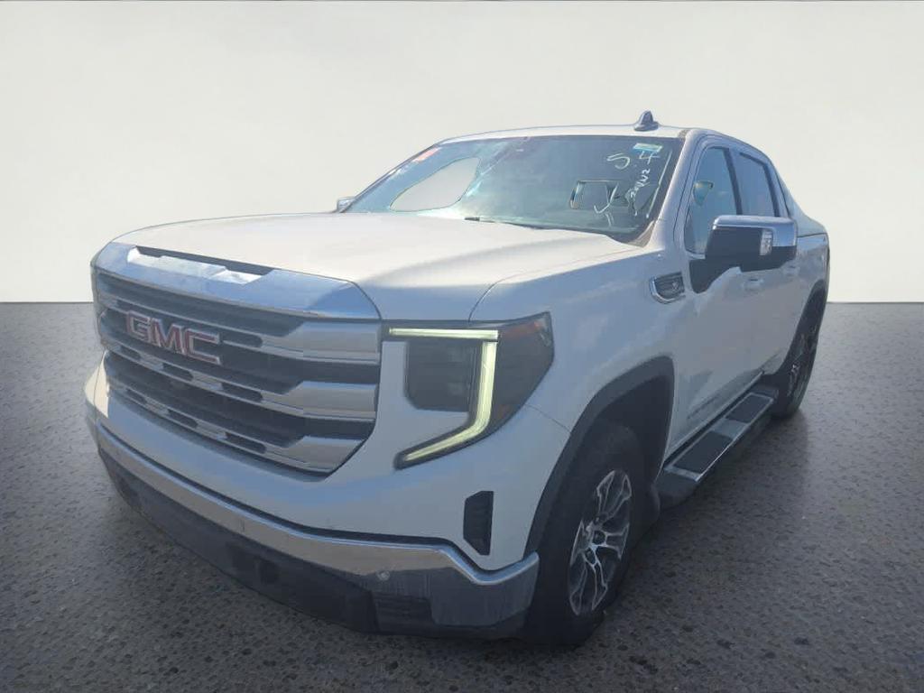 2024 GMC Sierra 1500 SLE in Summit White — front three-quarter view