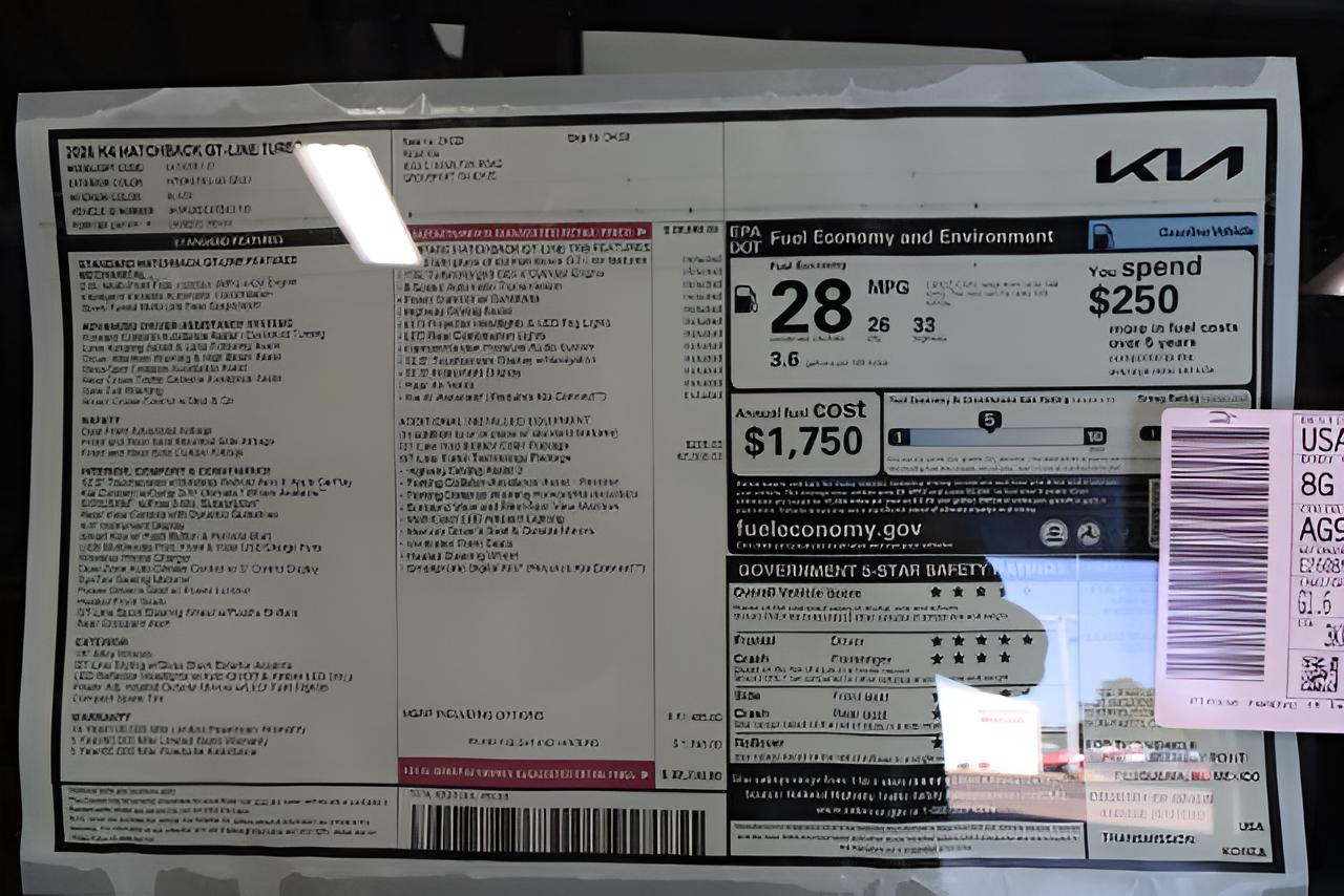 2026 Kia K4 Hatchback GT-Line Turbo