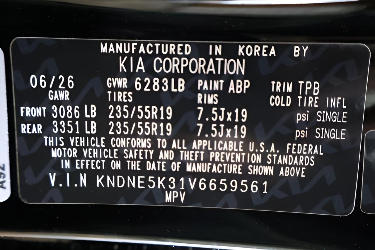 2027 Kia Carnival SX