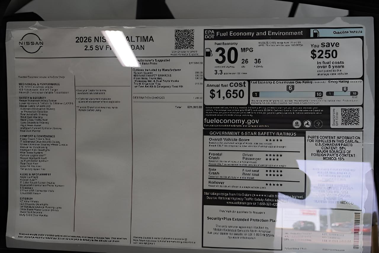 2026 Nissan Altima SV