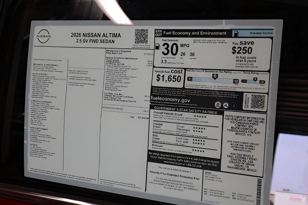 2026 Nissan Altima SV