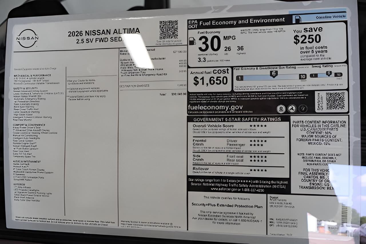 2026 Nissan Altima SV