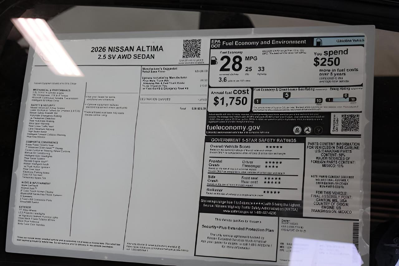 2026 Nissan Altima SV