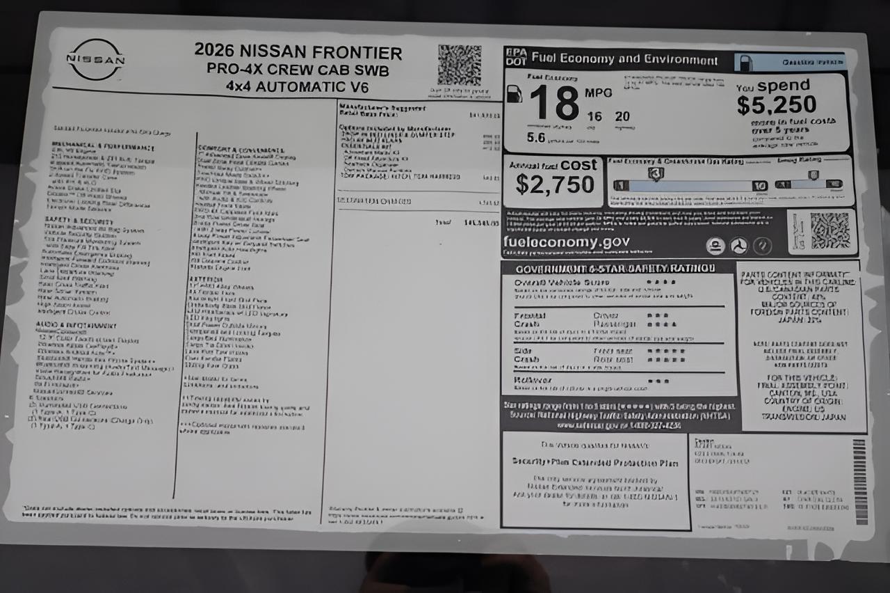 2026 Nissan Frontier PRO-4X