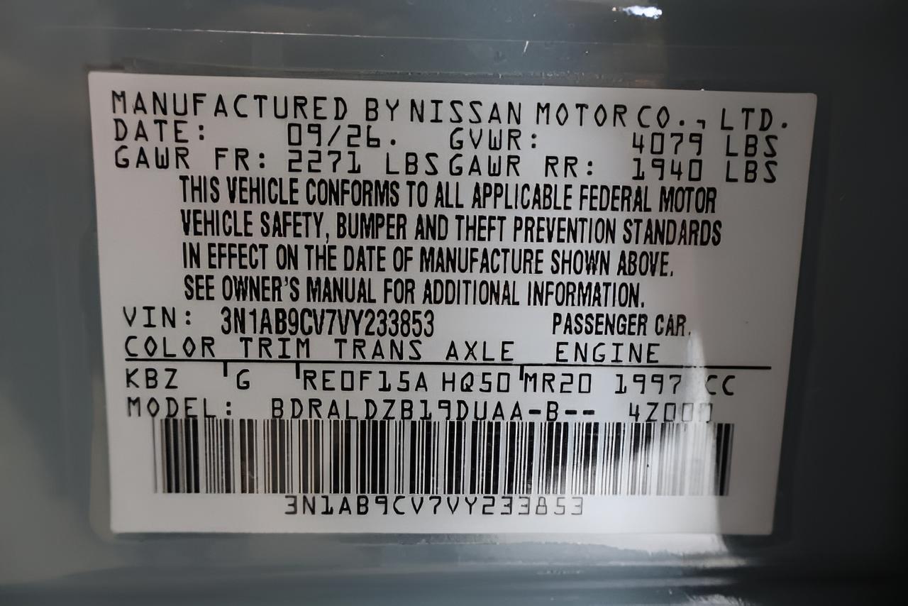 2027 Nissan Sentra SV