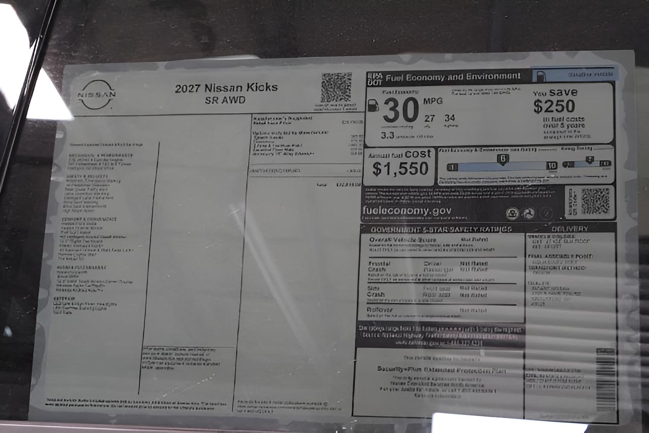 2027 Nissan Kicks SR