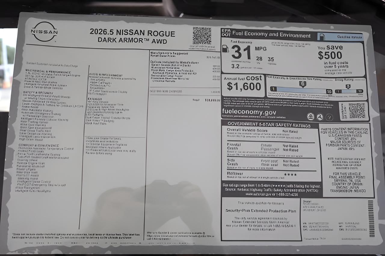 2026 Nissan Rogue Dark Armor