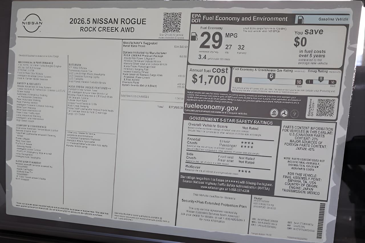 2026 Nissan Rogue Rock Creek
