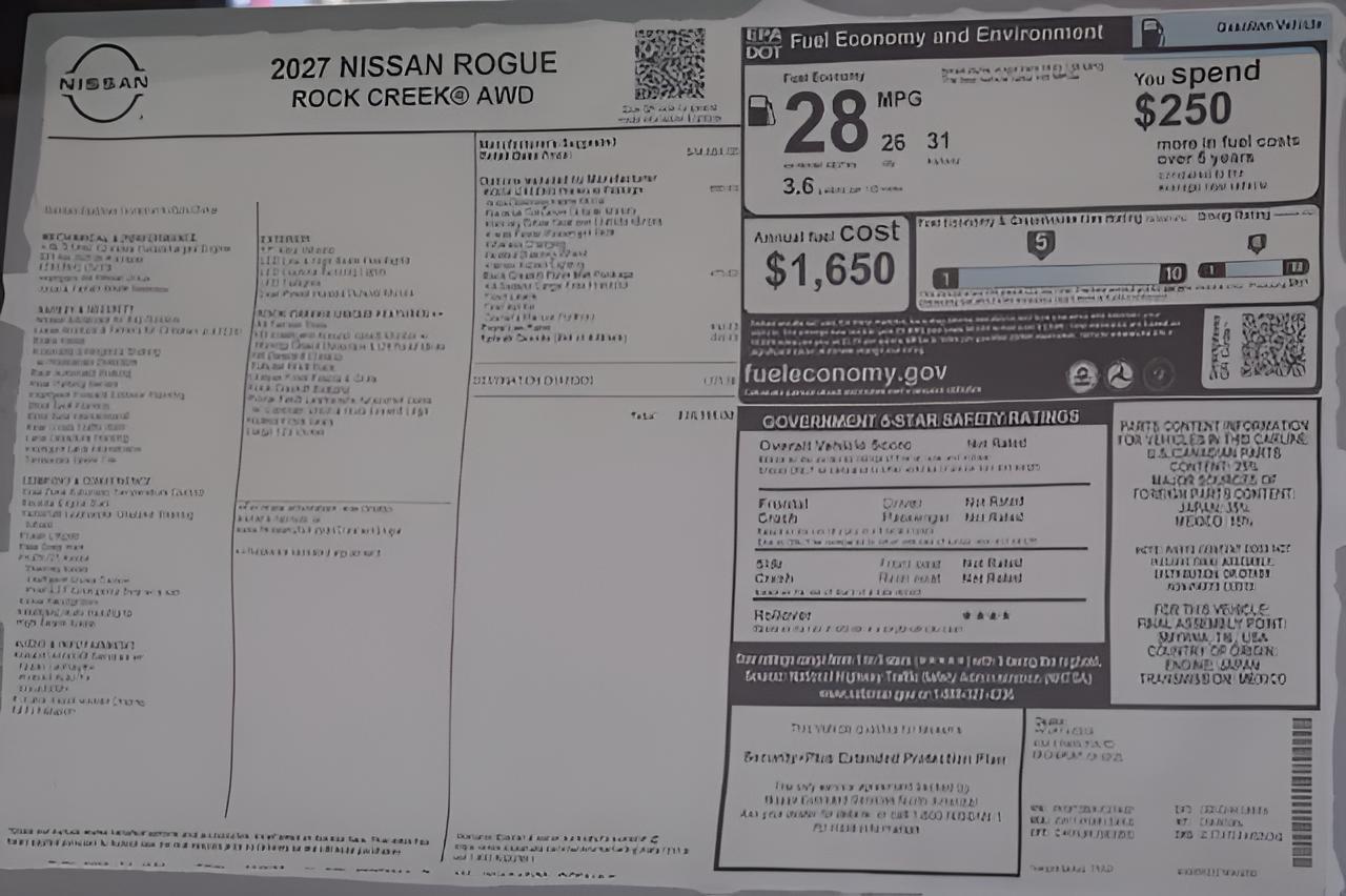 2027 Nissan Rogue Rock Creek