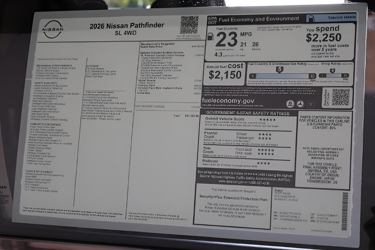 2026 Nissan Pathfinder SL