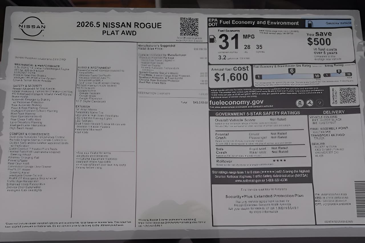2026 Nissan Rogue Platinum