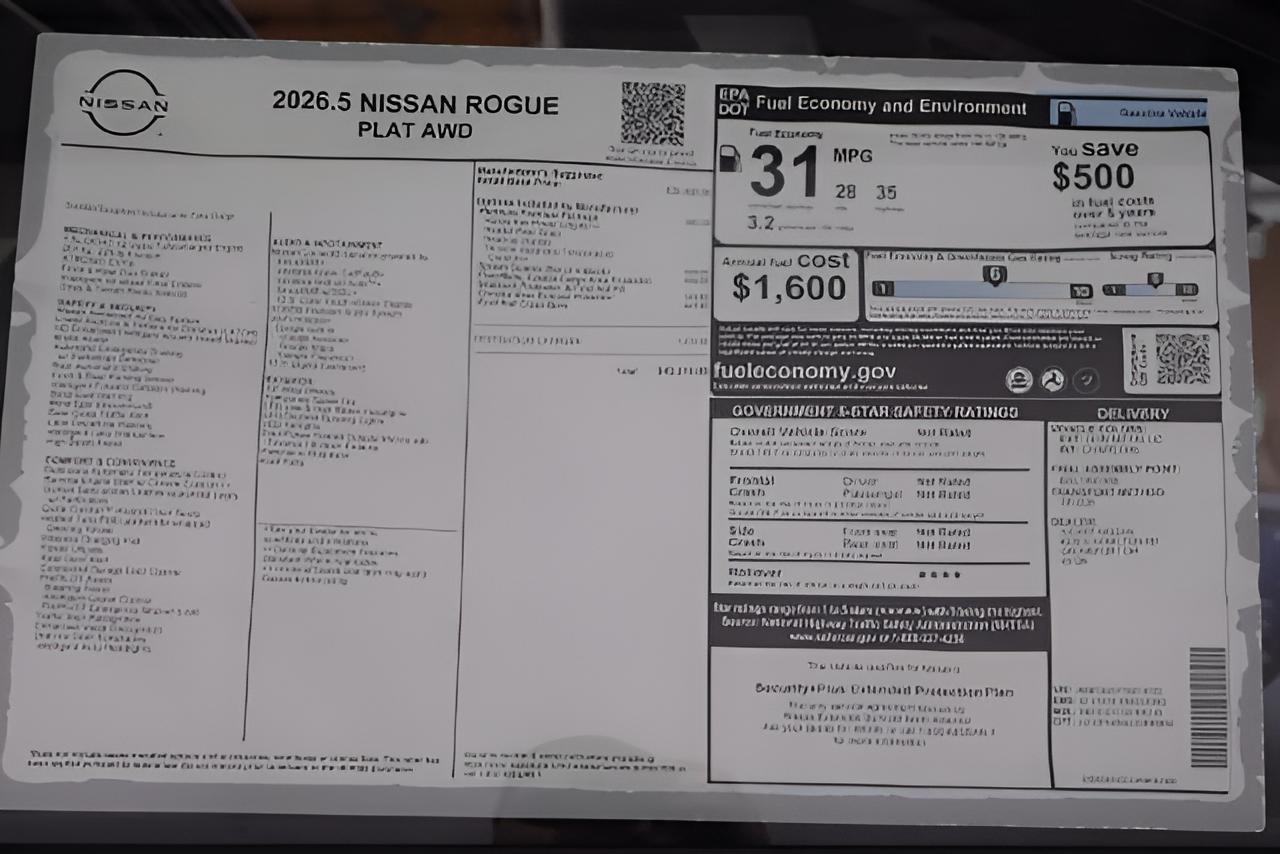 2026 Nissan Rogue Platinum