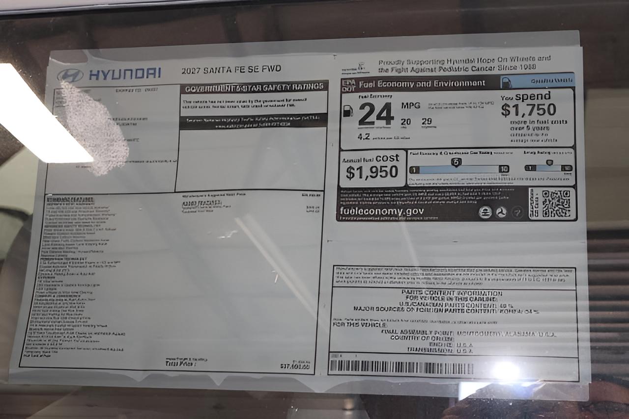 2027 Hyundai SANTA FE SE FWD