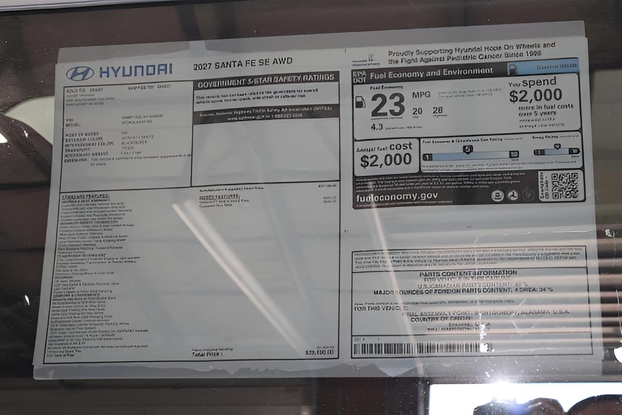 2027 Hyundai SANTA FE SE AWD