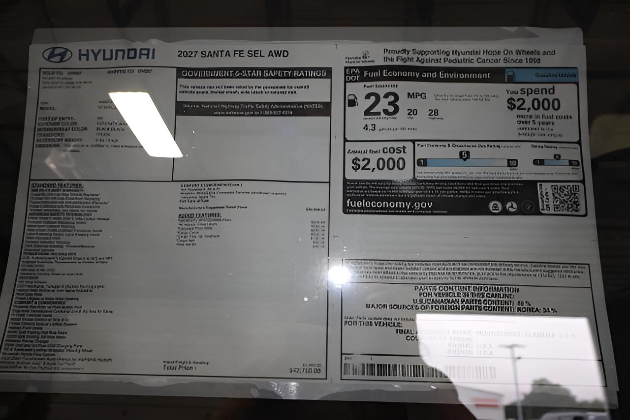 2027 Hyundai SANTA FE SEL AWD