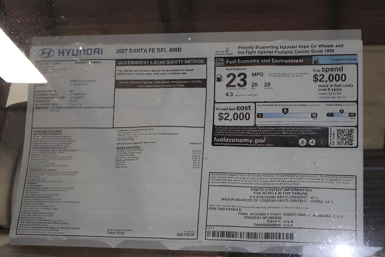 2027 Hyundai SANTA FE SEL AWD