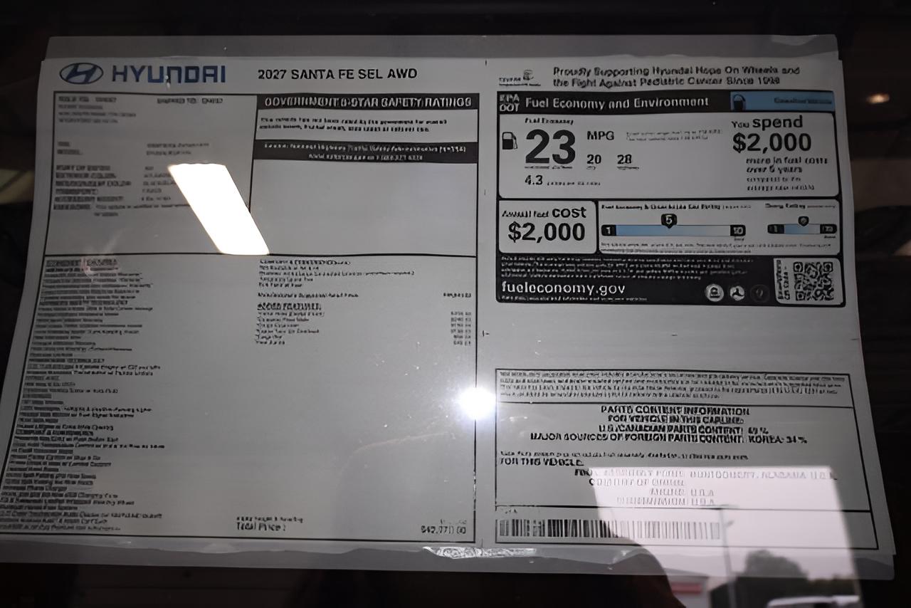 2027 Hyundai SANTA FE SEL AWD