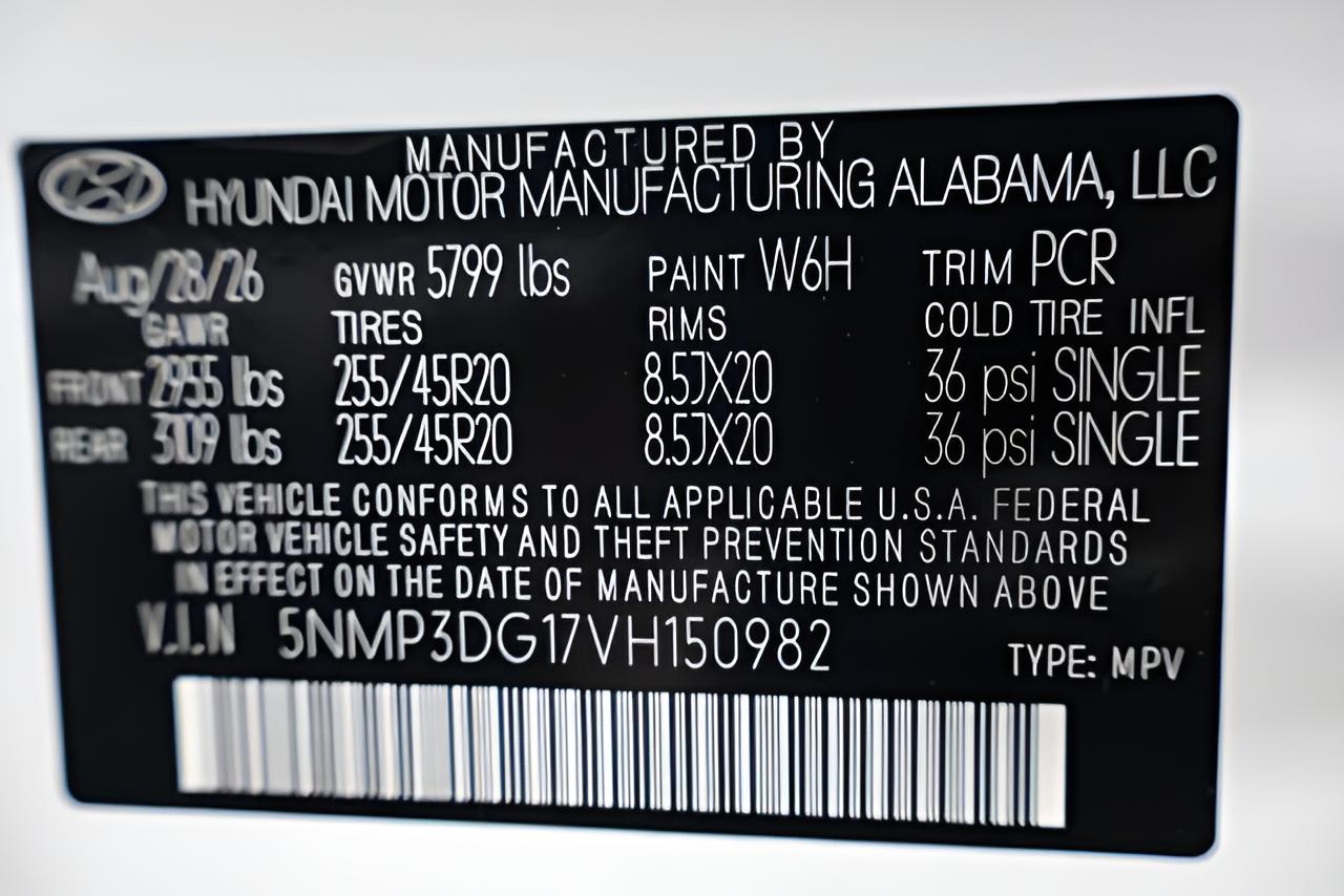 2027 Hyundai SANTA FE HYBRID Limited 6P AWD