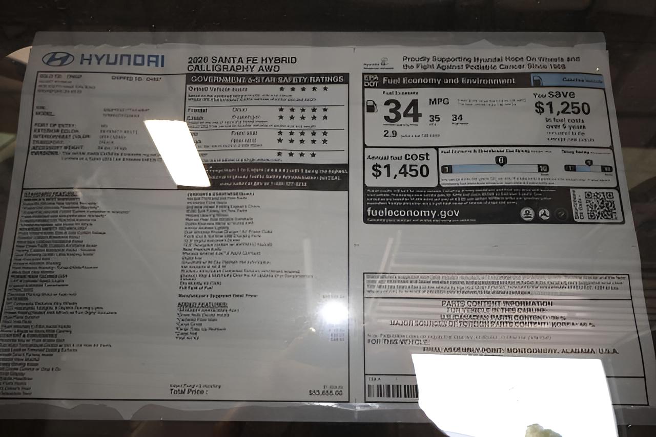 2026 Hyundai SANTA FE HYBRID Calligraphy AWD