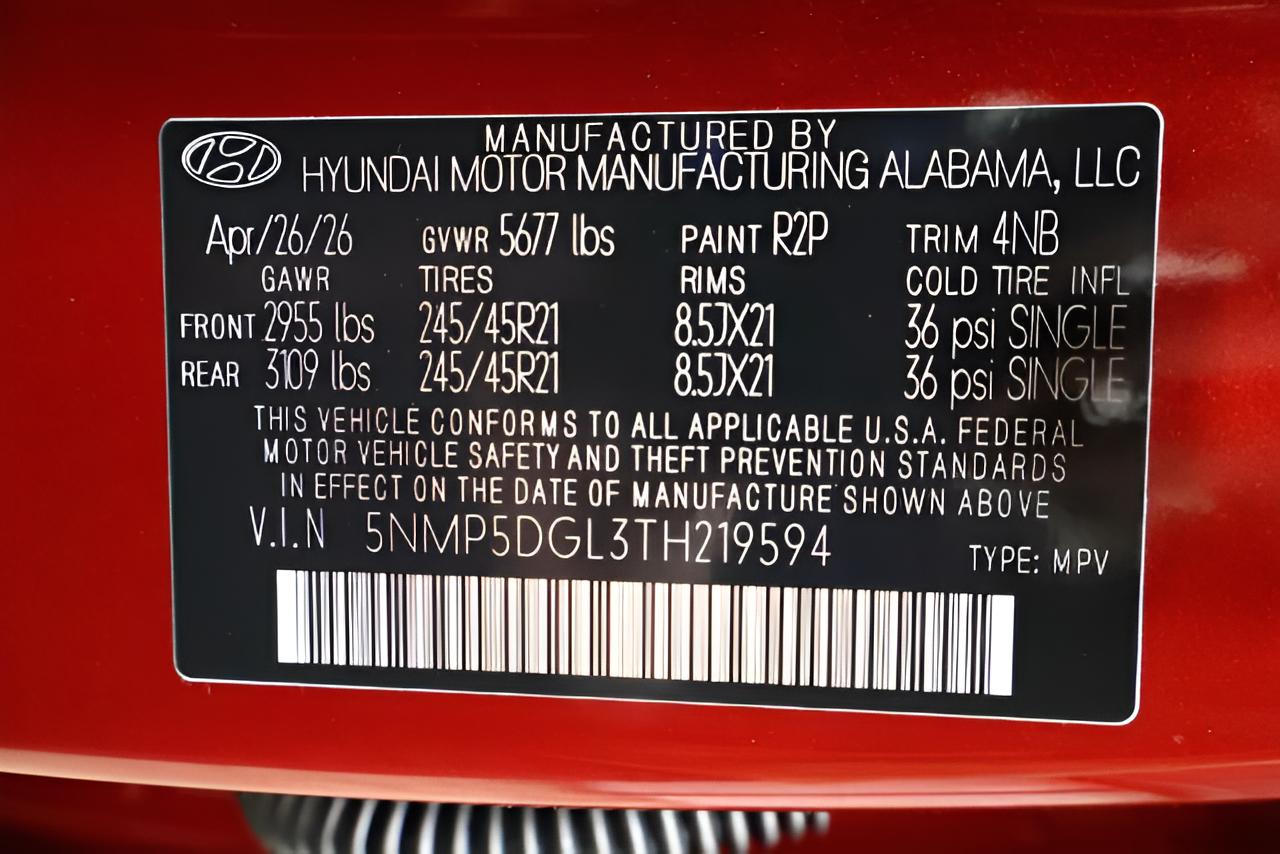 2026 Hyundai SANTA FE Calligraphy AWD