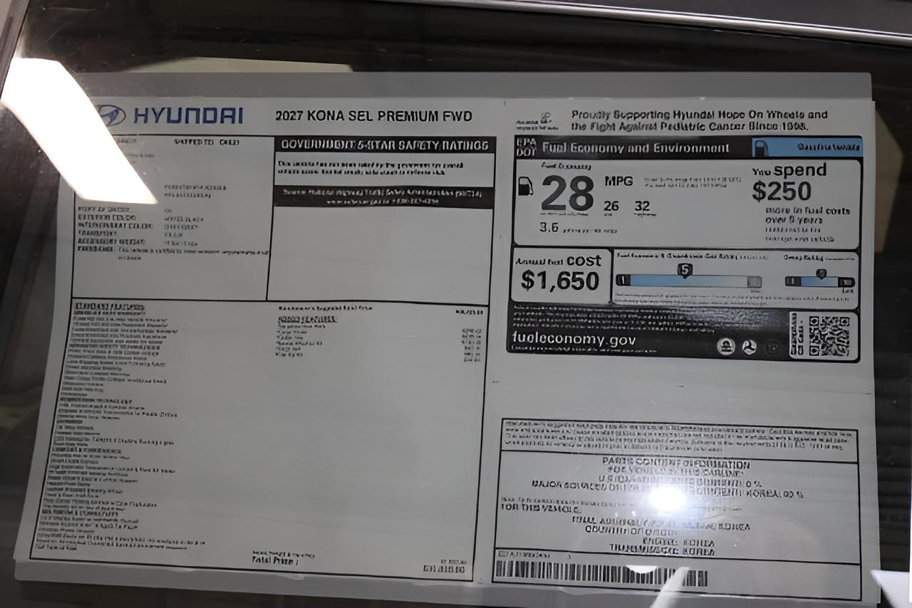 2027 Hyundai KONA SEL Premium FWD