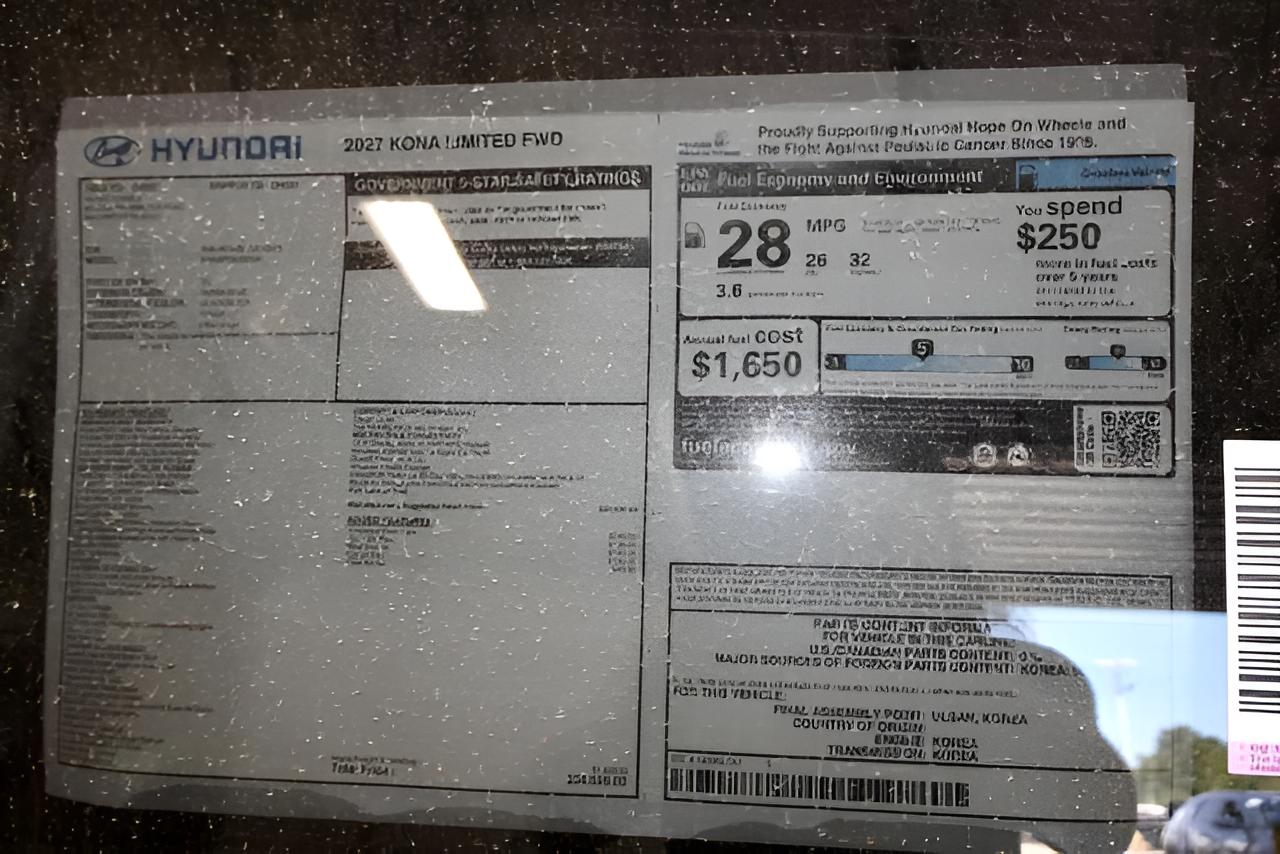 2027 Hyundai KONA Limited FWD