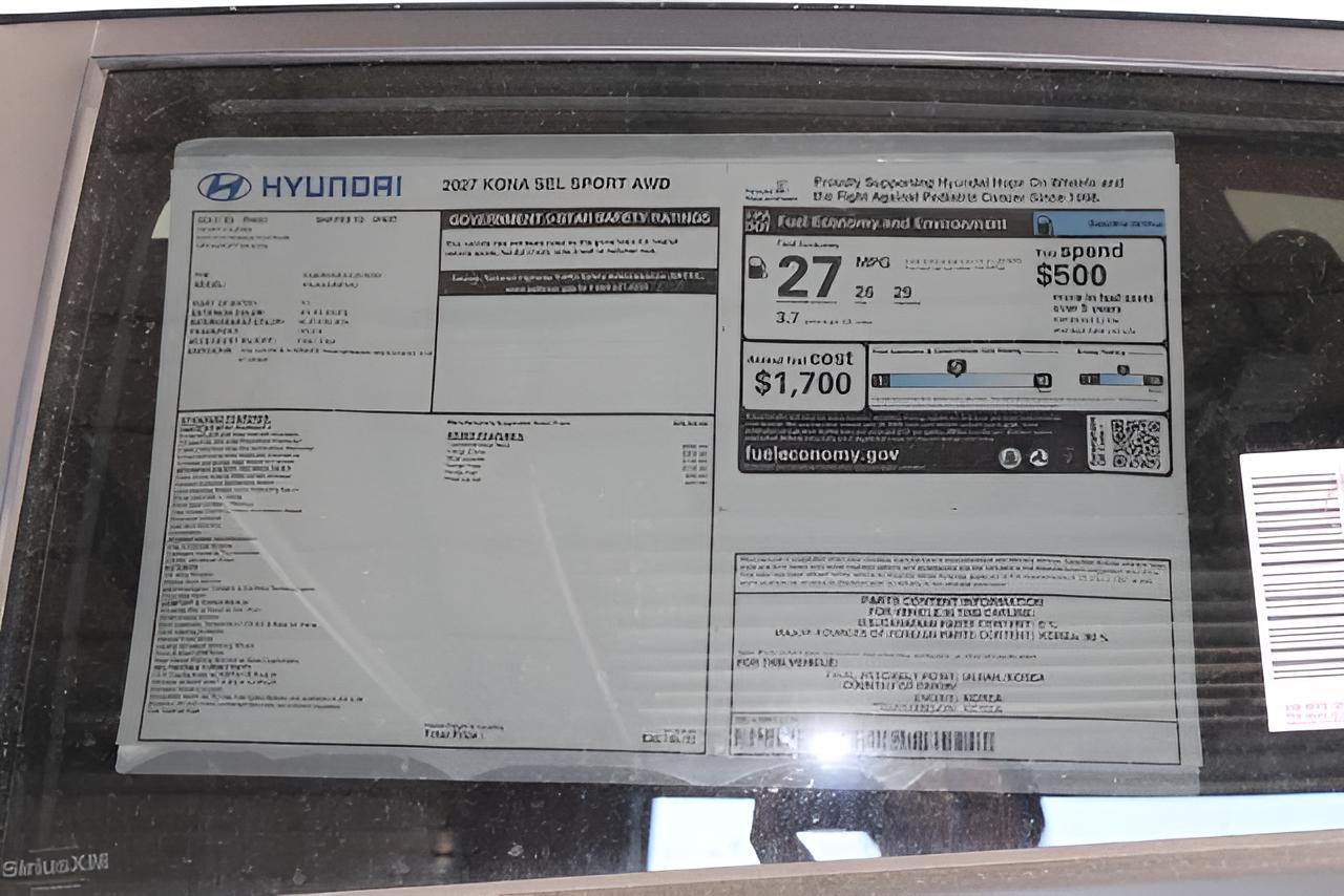 2027 Hyundai KONA SEL Sport AWD