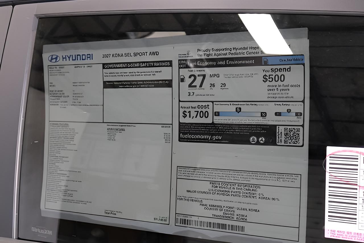 2027 Hyundai KONA SEL Sport AWD