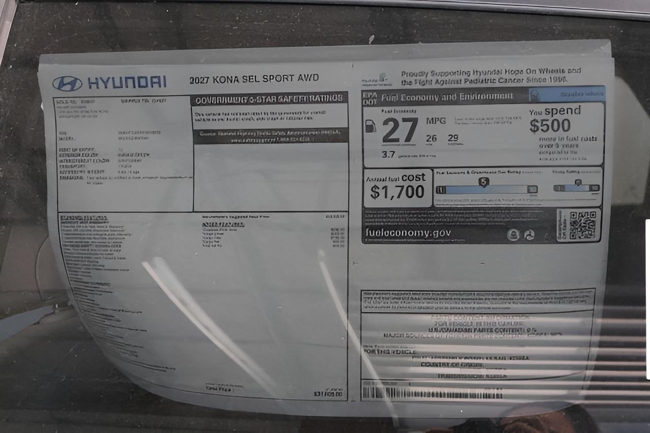 2027 Hyundai KONA SEL Sport AWD