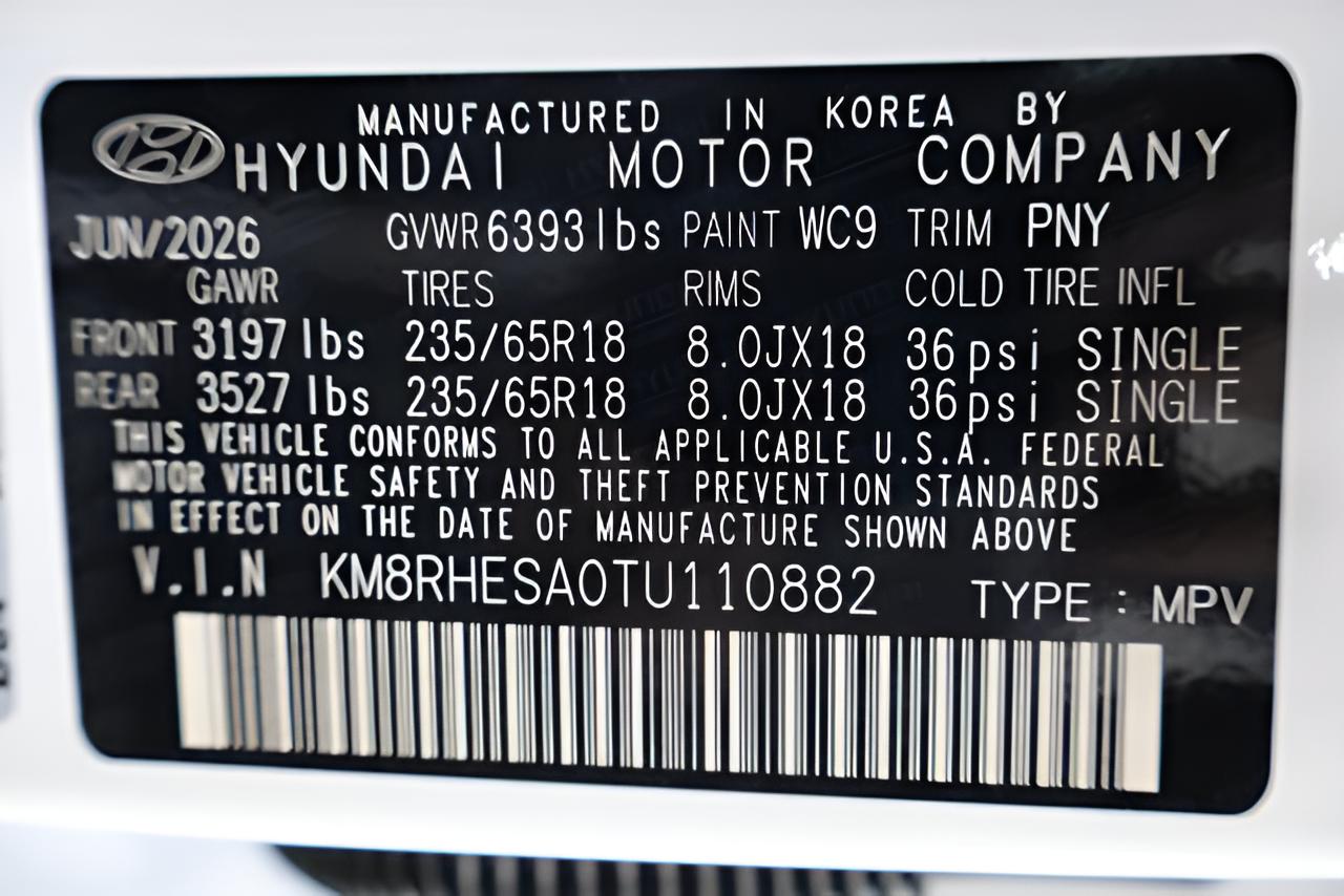 2026 Hyundai PALISADE HYBRID SEL Premium 7P AWD