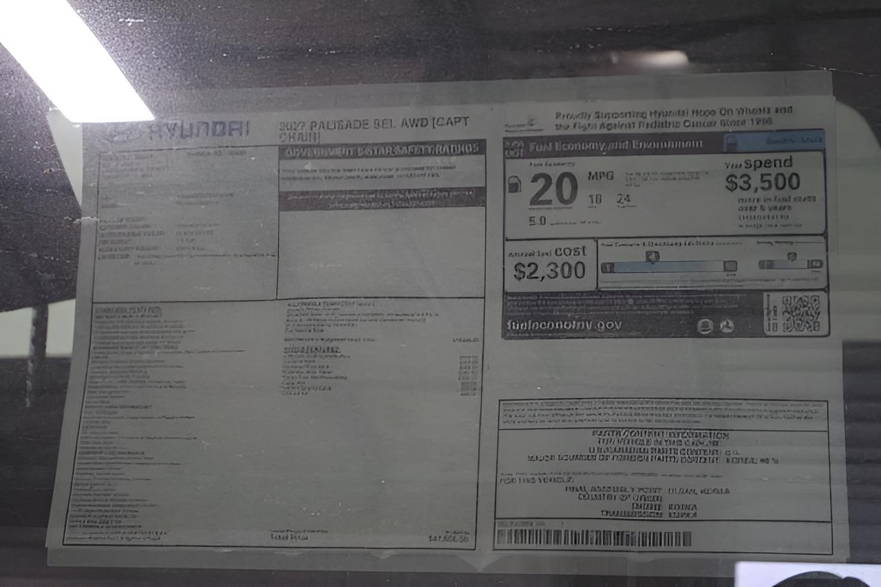 2027 Hyundai PALISADE SEL 7P AWD