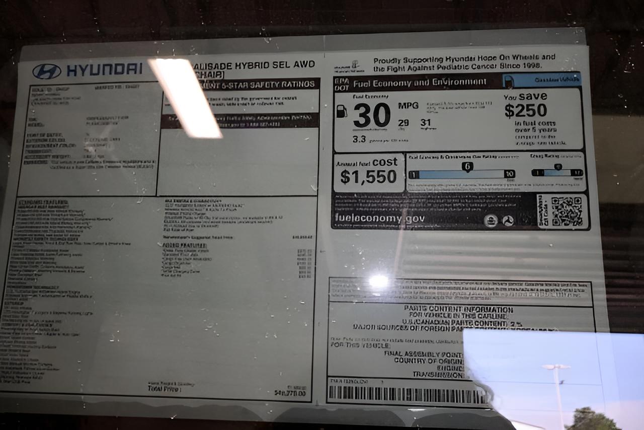 2027 Hyundai PALISADE HYBRID SEL 7P AWD