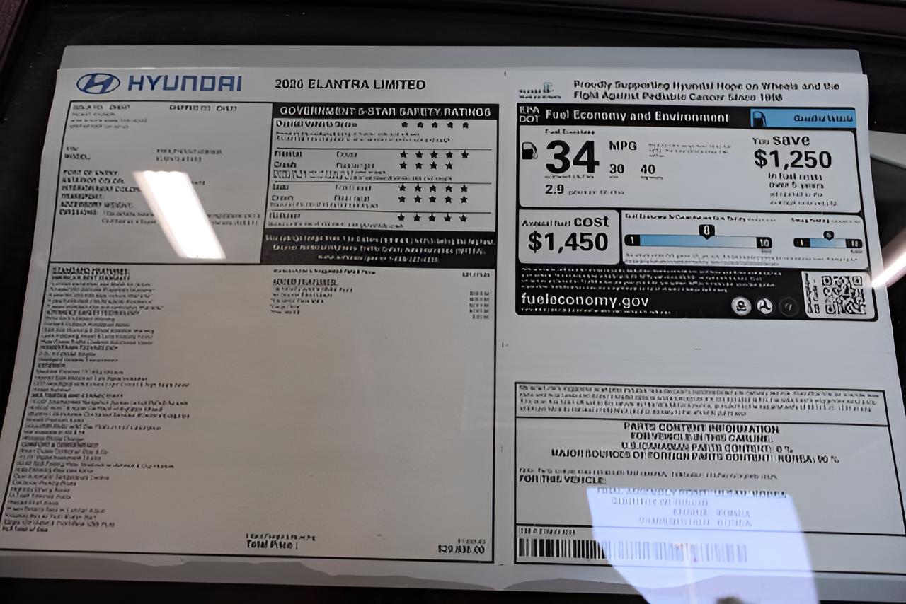 2026 Hyundai ELANTRA Limited Sedan
