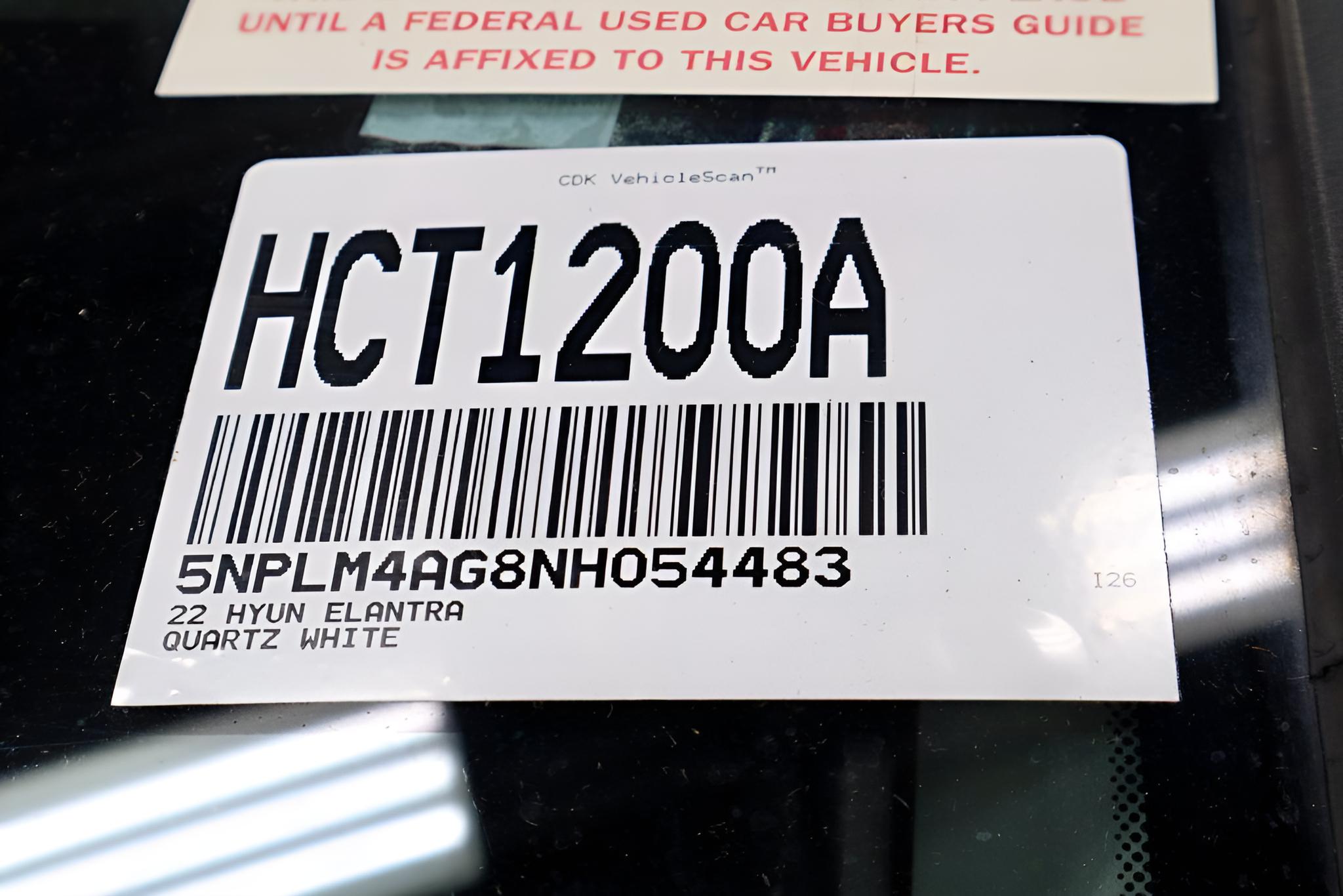 2022 Hyundai ELANTRA SEL
