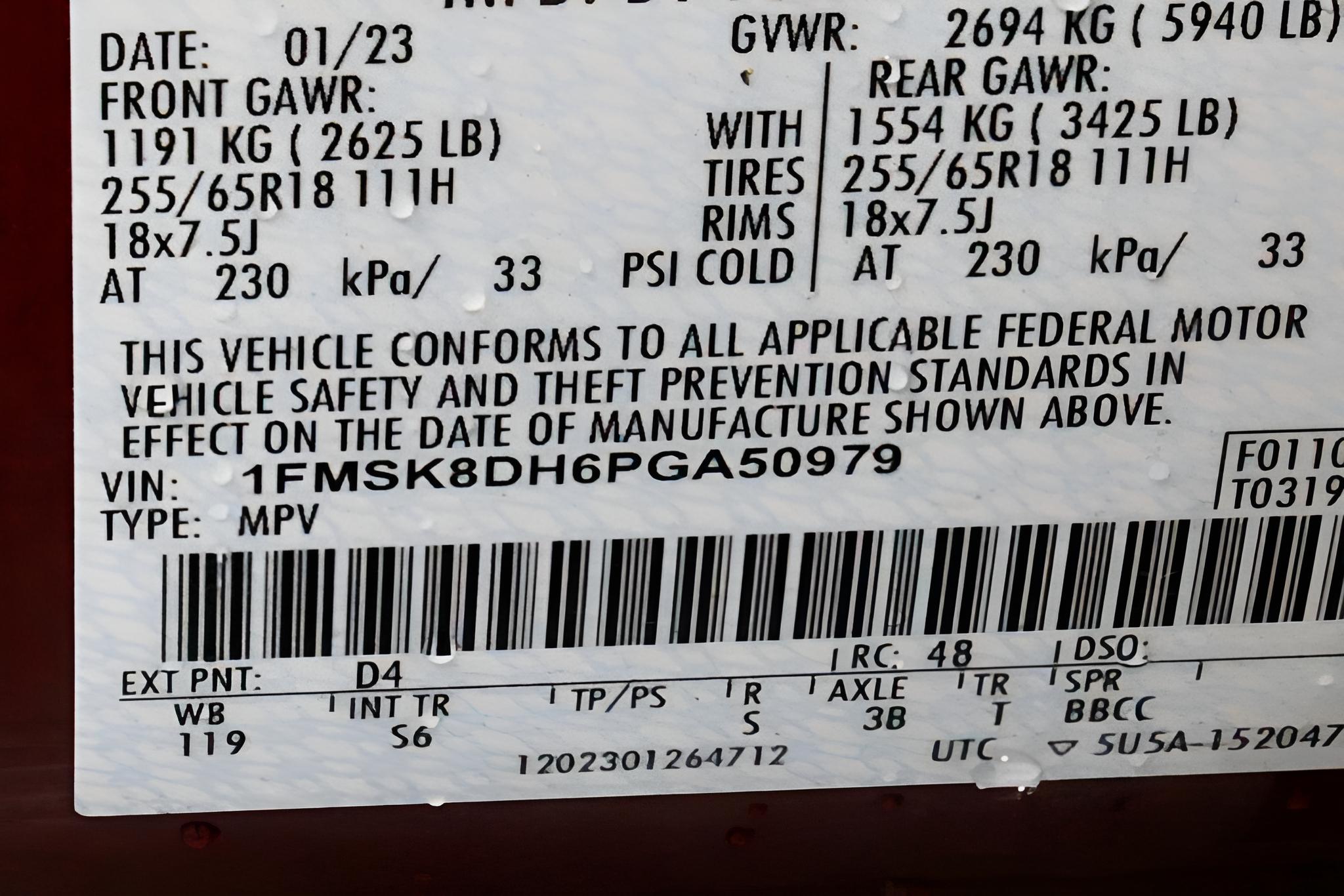 2023 Ford Explorer XLT 4WD