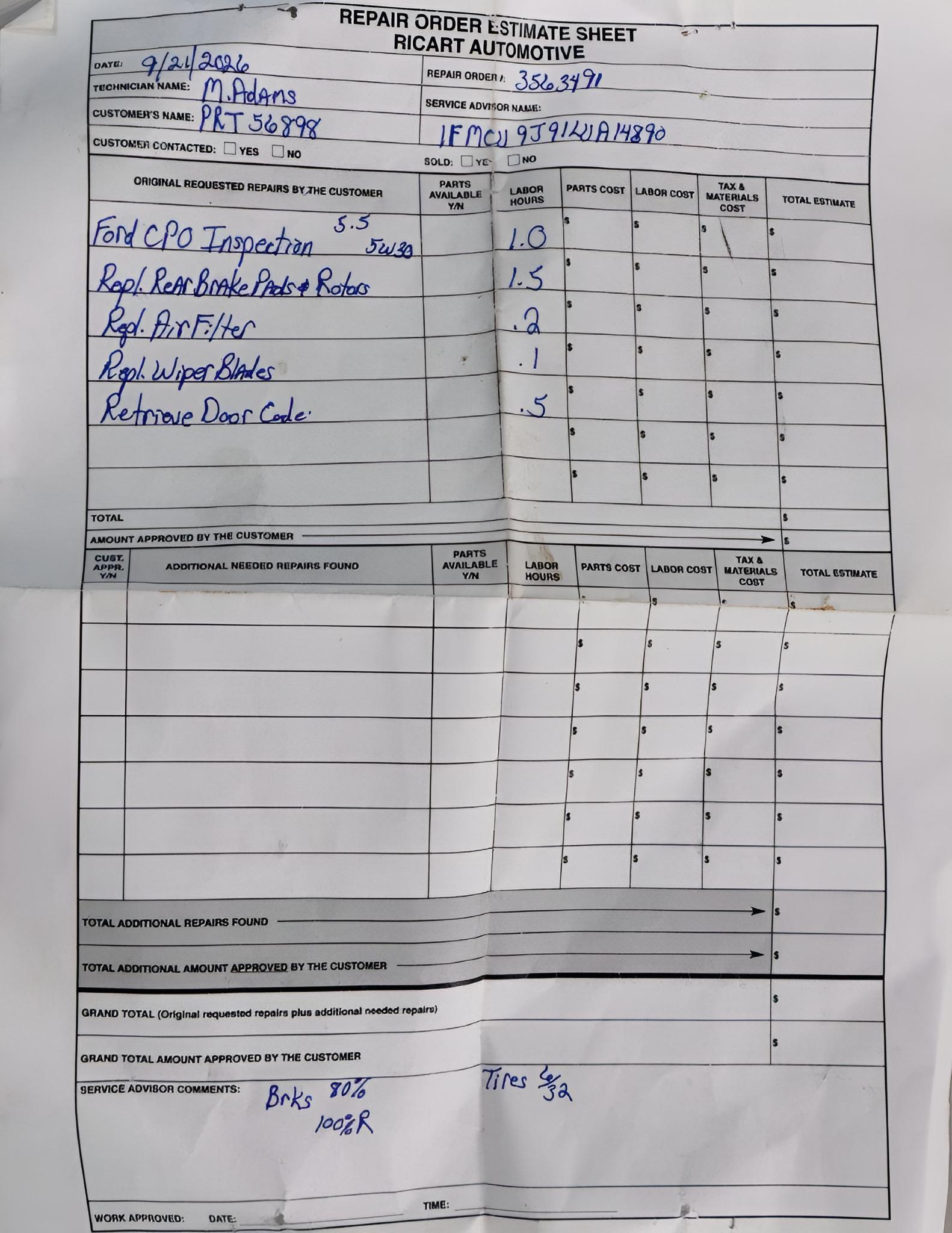 2020 Ford Escape Titanium