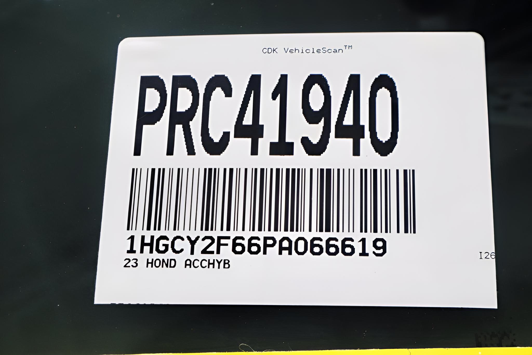 2023 Honda Accord Hybrid EX-L